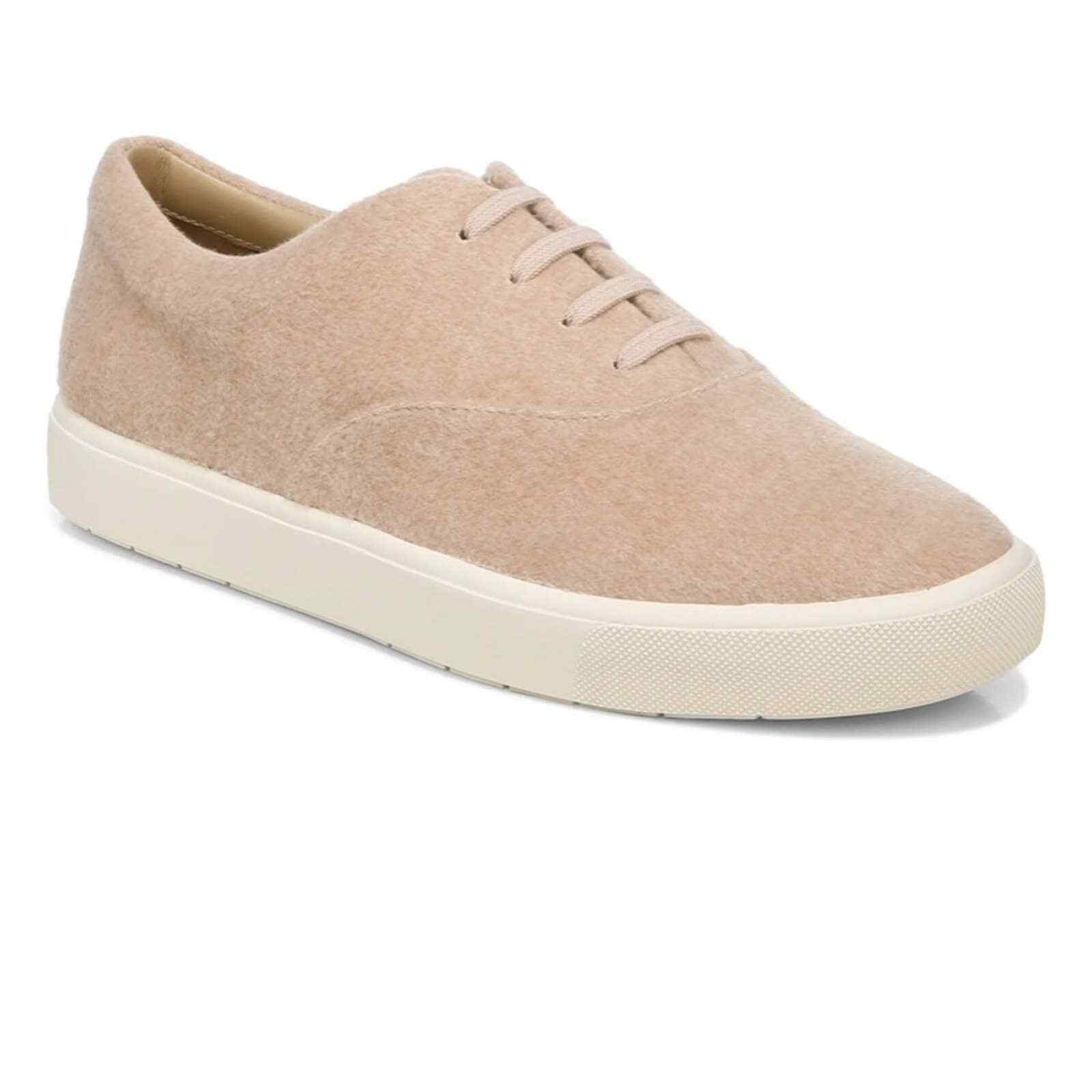 Vince Women's Blair Beige Oxford Slip On Sneakers sz 6
