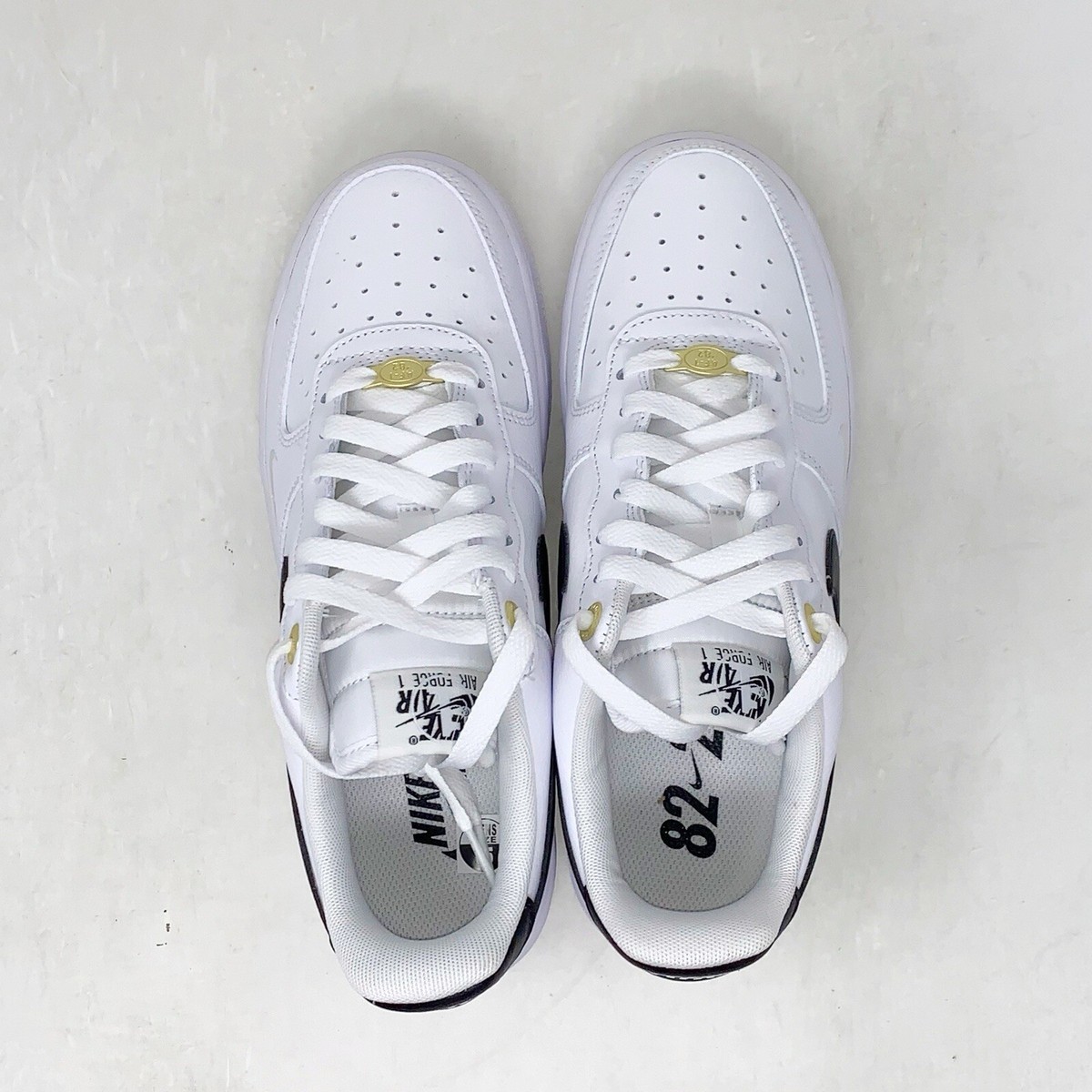 Nike Air Force 1 40th Anniversary Panda White Sneakers, Size Nike Air Force 1 40th Anniversary Panda White Sneakers, Size