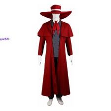 Hellsing Alucard Cosplay Costume Full Set Anime Halloween Party Outfit Glft