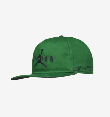 Jordan x Off-White Pro Jumpman Air Cap Forest Green
