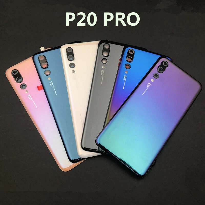 New For Huawei P20 / P30 Pro Rear Housing Door Glass Battery Cover + Camera Lens - Image 2 of 4