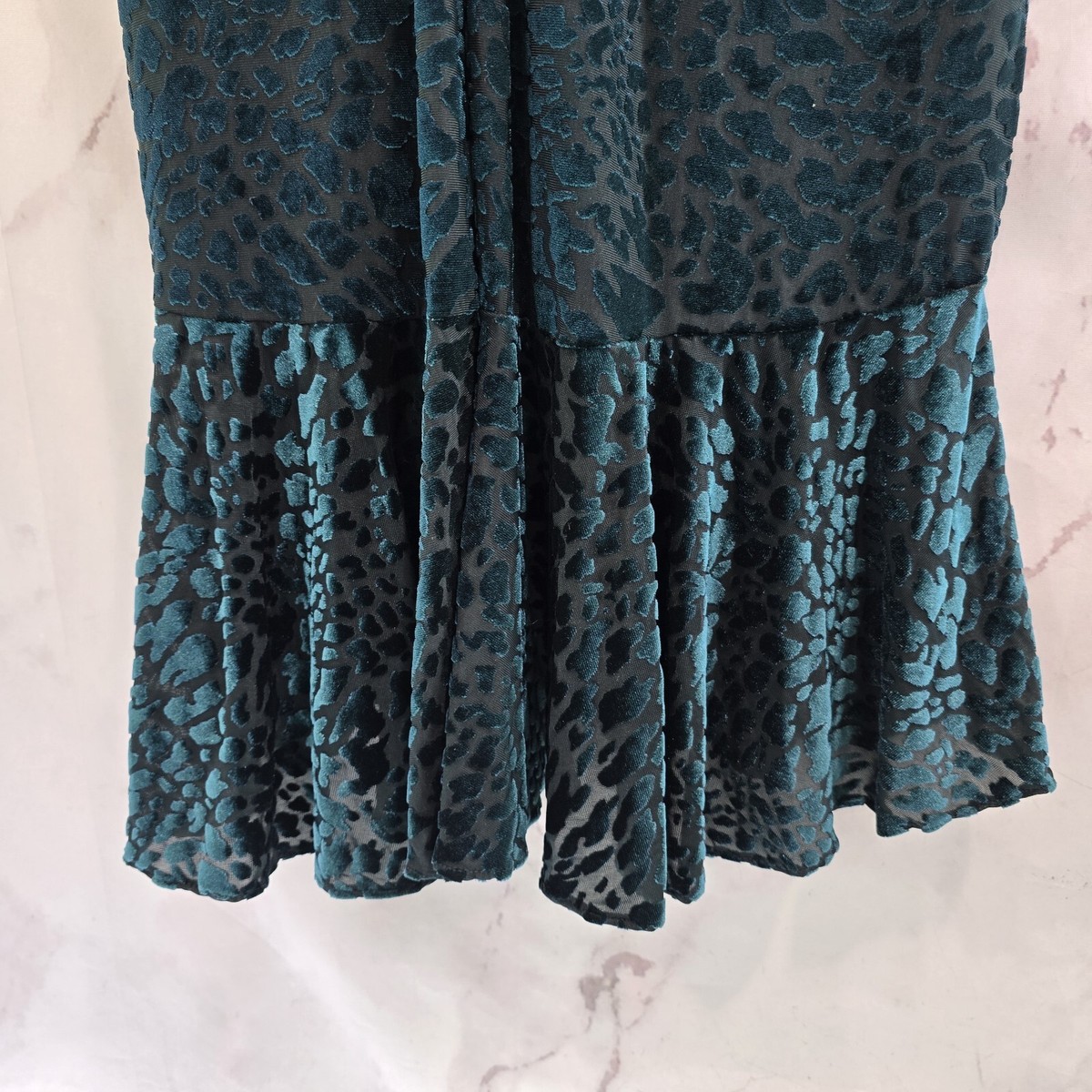 calvin klein green leopard dress Calvin Klein Jeans Printed A-Line Dress