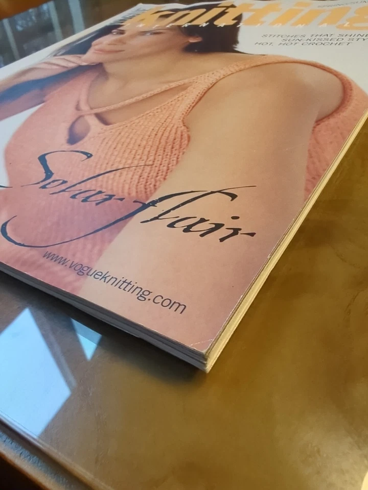 Revista internacional de tejido VOGUE primavera/verano 2004 estilo solar Foto 3 de 3