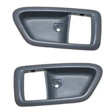 For 97-01 Toyota Camry Gray Grey Insider Inner Bezel Door Handle Pair Left+Right