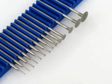 0.5-16mm Diamond Burr Grinding Head Bit 2.35/3mm Shank For Dremel Rotary Tool