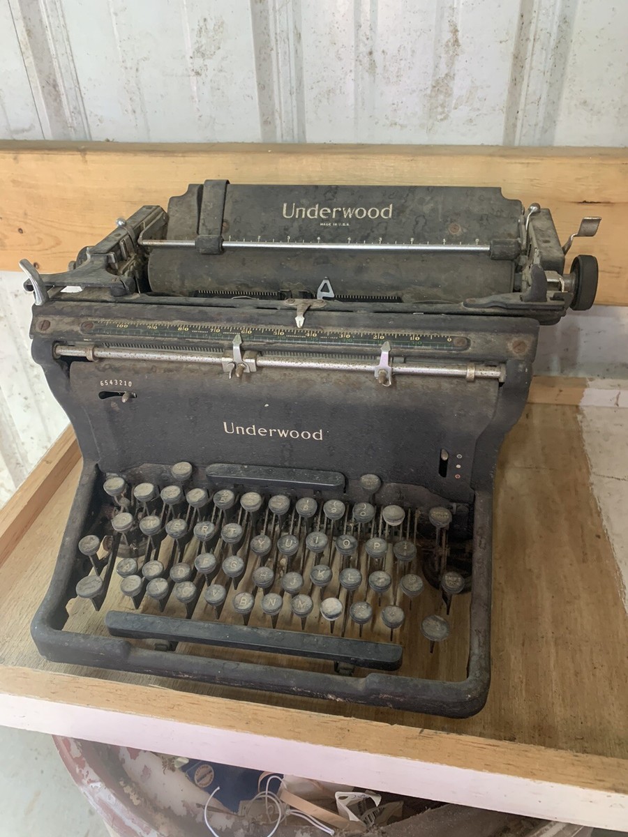アンティークのレトロなUNDERWOOD STANDARDタイプライター Vintage Underwood Standard Typewriter | eBay