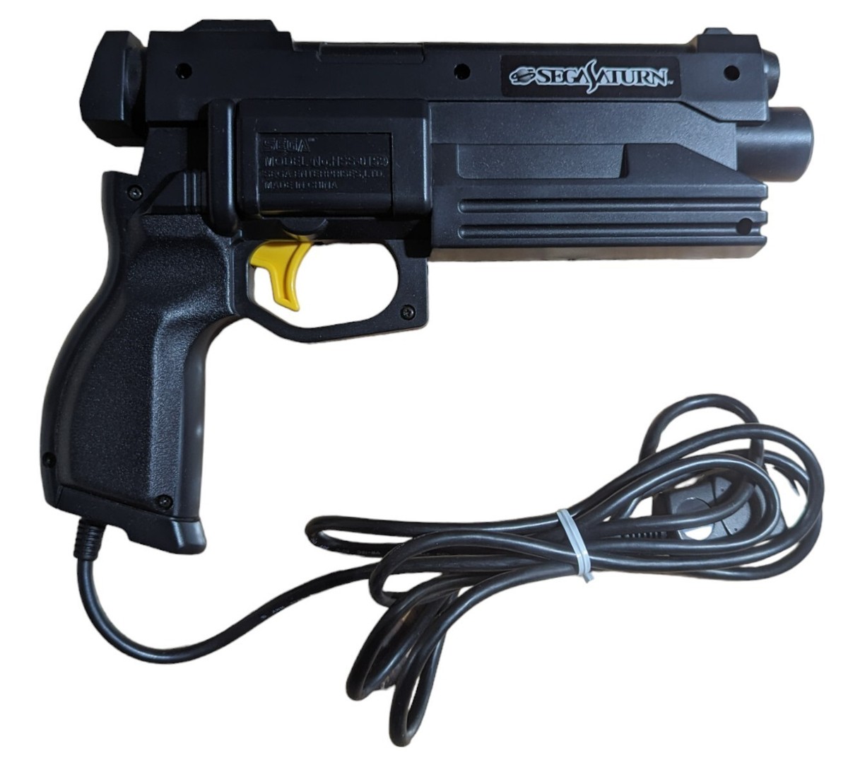 Pistolet Light Gun Sega Saturn HSS-152 + Jeux Virtua Cop 1 & 2 - Périphérique D'occasion - Bon état