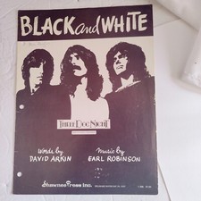 Vintage Sheet Music Three Dog Night Black And White David Arkin Earl Robinson 