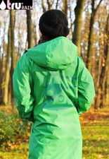 TRU RAIN  ~ S grün ~  Friesennerz ~ Raincoat ~ Regenmantel ~ Damen ~ Regenjacke