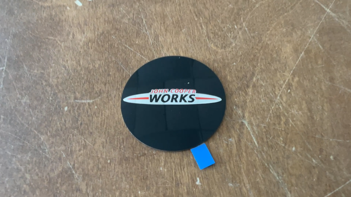 LOGO MINI JOHN-COOPER-WORKS JCW Emblème 87mm Ailes pour Clubman-S one
