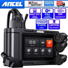 ANCEL Full System Heavy Duty Truck Scanner DPF Regen Diesel Diagnostic Scan Tool