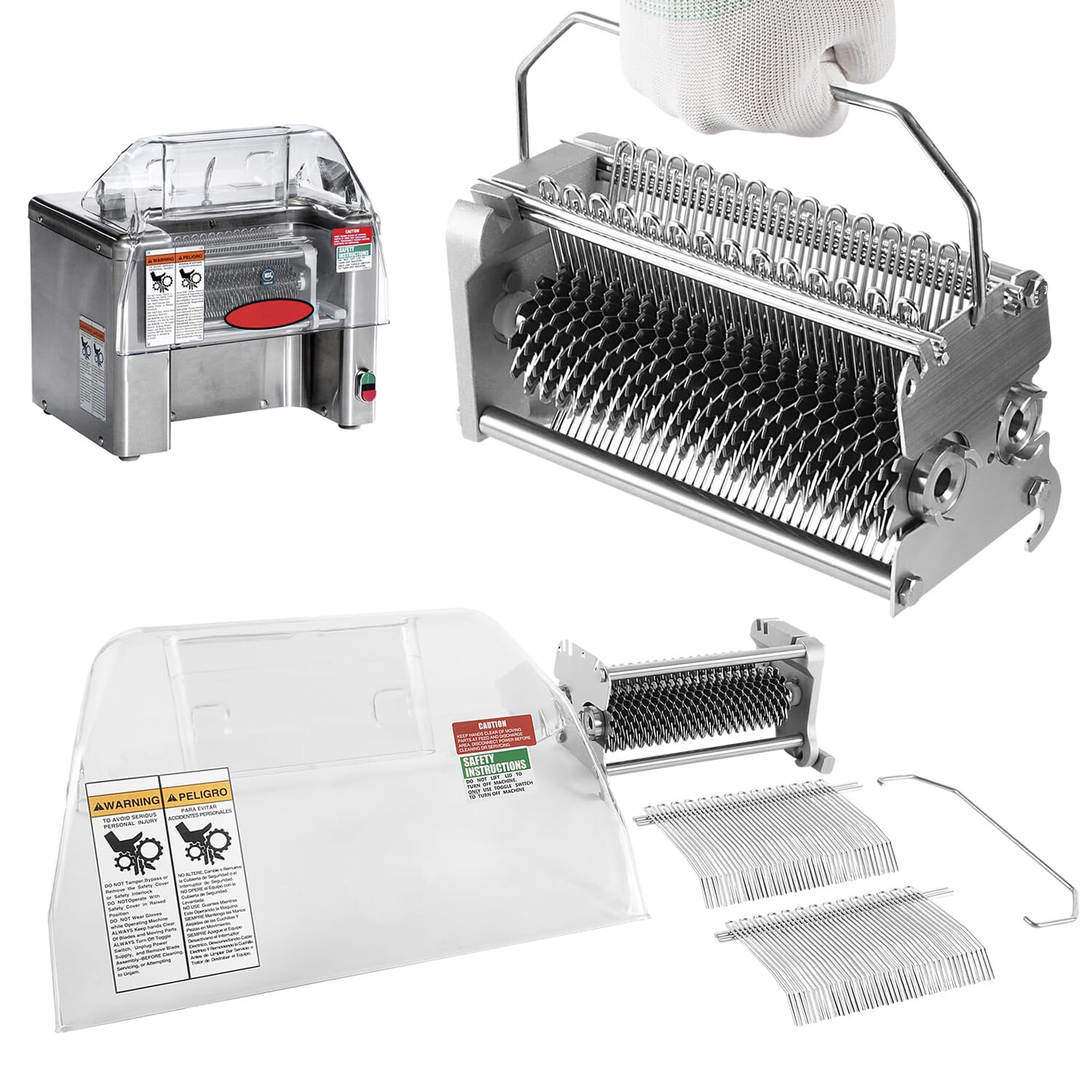 For Biro Tenderizers TA3130 Cradle Assembly + Cover, PRO-9 Tenderizers Sir Steak