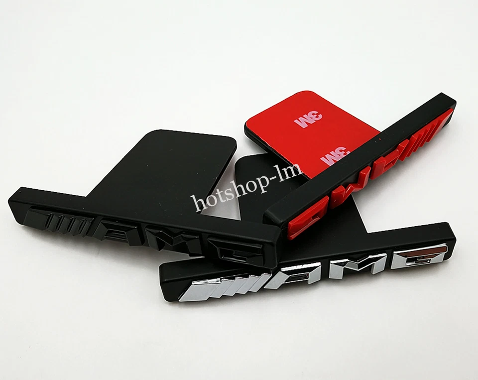 Emblem GT PanAmericana Front Grille Red Badge For Mercedes Benz AMG C43 E43 GL63 Foto 4 de 4