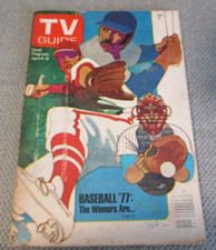 TV GUIDE 1977 April 9 15 Baseball Forecast Howard Hughes Ernie Kovacs Chevy Chas