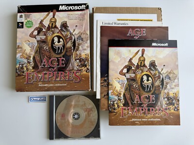 Age Of Empires – PC Big Box FR – Avec Notice – état Correct – Jeu Complet