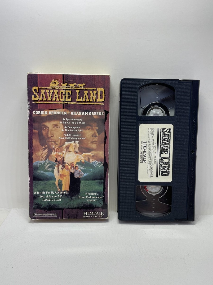Savage Land VHS 1994 Western Corbin Bernsen Graham Greene Brion