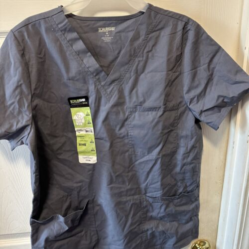Scrubstar Core Essentials Mens Womans Unisex V-Neck Scrub Top Size S NWT - Picture 1 of 2