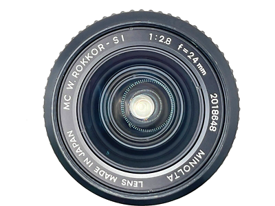 Near Mint】 Minolta MC W.Rokker SI 24mm F2.8 Wide Angle MF