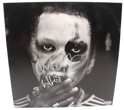 Denzel Curry TA1300 Signed Vinyl Album Cover LP W/BECKETT COA