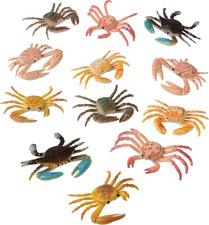 US Toy Plastic Toy Crabs Action Figure 1 Dozen