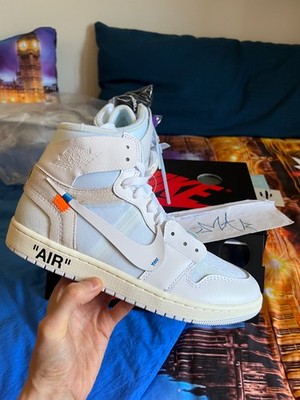 Virgil Abloh Archive x Air Jordan 1 Retro High OG 'Alaska' EU 43 US 9,5 NEU - DS