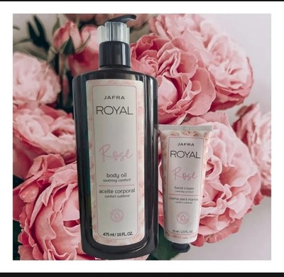 JAFRA Royal Rose Body Oil 16 OZ Brand New & Sealed