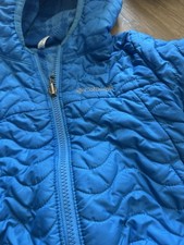 Columbia toddler puffer reversible jacket blue