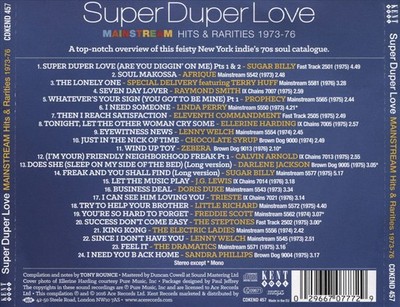VARIOUS ARTISTS - SUPER DUPER LOVE [MAINSTREAM HITS & RARITIES 73-76] NEW CD