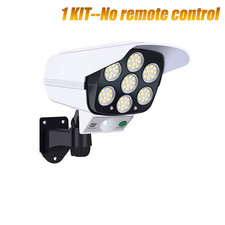 Outdoor Motion Sensor Solar Lights 77 LED Floodlight Waterproof Wireless Dummy D