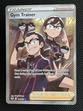 Gym Trainer 191/195 SWSH Silver Tempest Full Art Ultra Rare Holo Pokémon 2022 NM