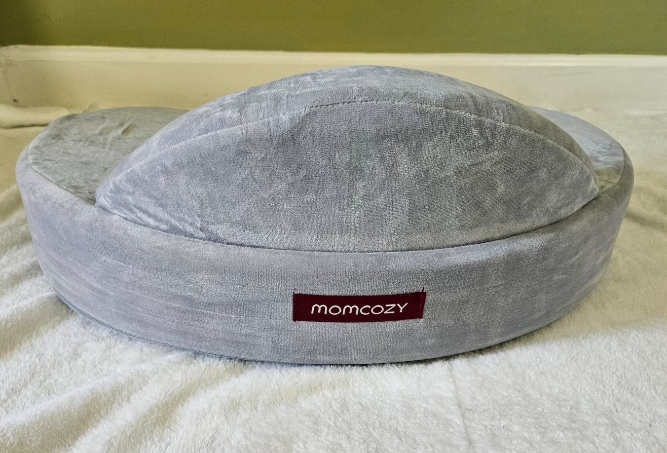 Lightly Used Momcozy MaxSupport Nursing Pillow, Gray
Opens in a new window or tab