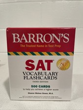 Barrons SAT Prep Vocabulary Flashcards Box Se...