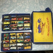 1965 MATCHBOX SERIES - CARRYING CASE - WITH 38 Cars In - 1960s Lesney Vehicles