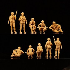 3D printed 1/72 Vietnam War US "Navy SEALs Coastal Lurking Team" 5 man model