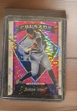 2022 Panini Chronicles Aaron Judge Crusade Pink Pulsar Prizm #23 NM