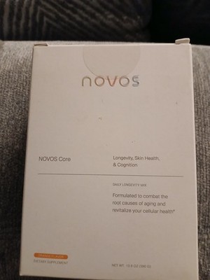 NOVOS Core Longevity Mix   Boost Energy & Youthful Skin   Target 12 Aging Causes