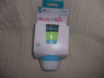 Munchkin  Splash Open Toddler Cup with Training Lid 7 Ounce Multi Open Training