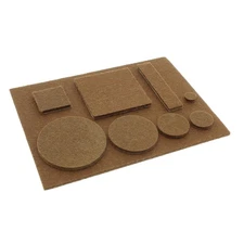 7Penn Felt Furniture Pads for Hardwood Floors Felt Pads for Chair - Brown 235pc