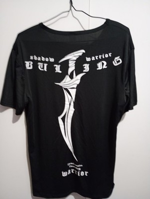Gymking Shadow Warrior Black Tshirt Mens sz 2XL Rare