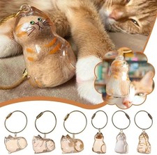 Cat Hair Keychain Storage Bottle, Cat Fur Memory Bottles, Pet Hair Keepsake US