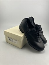 S0388G Bloch Lace Up Black Tap Flex Shoes Shockwave 4 - Kids Size 11.5