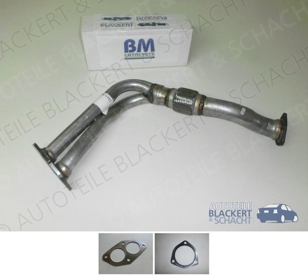 BM Frontrohr/Flexrohr + Dichtungen für Audi A6 + Avant 1.8 92KW 1995-1997-image