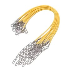 Mix Colour Bracelet Faux Leather Cord Adjustable String Lobster Clasp Finding