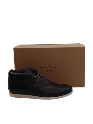Paul Smith Herren Stiefel UK 6 Blau 100% Leder Desert Neu Mit Etikett
