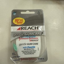 Johnson  Johnson Reach Gentle Gum Care Fluoride Woven Floss 50 Yd Sealed NIP