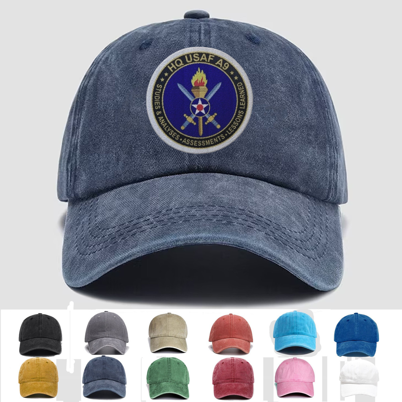 Custom Embroidered Hat USAF Headquarters United States Air Force A9, Trucker Hat