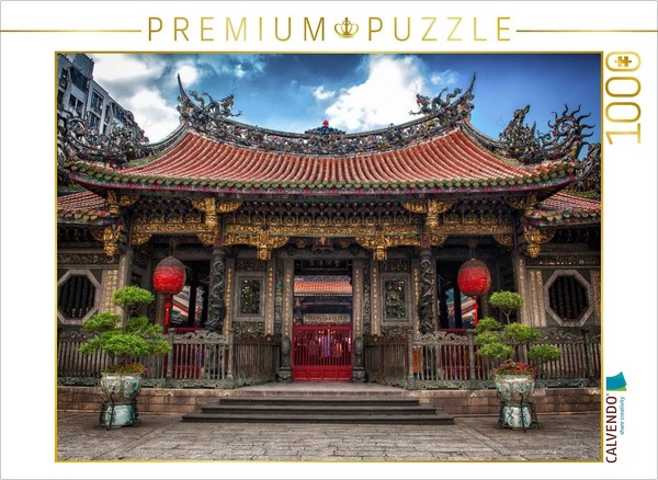 Calvendo Puzzle Taipeh, Longshan-Tempel | 1000 Teile Lege-GrößE 64 × 48 Cm Foto--image