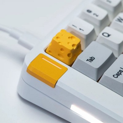 Artisan Cheese Keycap Custom Cherry MX Mechanical Keyboard Cute Food Kawaii 1U