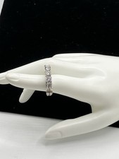 Beautiful Cubic Zirconia 925 Sterling Silver Ring Size 5