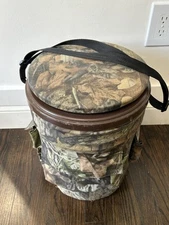 RealTree Advantage Cooler & Hunting Seat W/ Padded Spinning Top And Strap Turkey